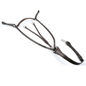 Plastron de polo en cuir véritable personnalisable pour l'équitation, confortable, durable, réglable, soutien stable pour l'entraînement - Product Image 3