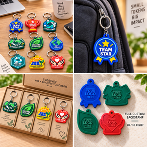Llaveros de PVC con Forma Irregular Personalizados con Diseños de Dibujos Animados Coloridos para Regalos Promocionales OEM ODM - Product Image 3