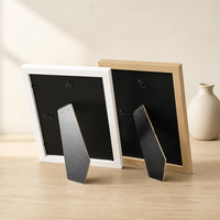 Lot de 5 cadres photo créatifs en MDF, faits à la main, avec impression UV, tailles mixtes 4x6", 5x7", 6x8", 8x10", découpe au laser en bois, vente en gros directe usine