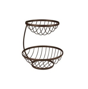 Wired Premium Metal Fruit <b>Basket</b> With High Quality Finished Adds Luxury Appeal To Dining Rooms Kitchens And Event <b>Tables</b> - Product Image 6