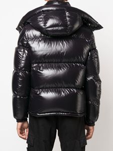 Men's Thick Warm Down <b>Coat</b> puffer jacket with Collar Hood Plus Size puffer with Cotton Filling Zipper Closure Button Decoration - Product Image 6