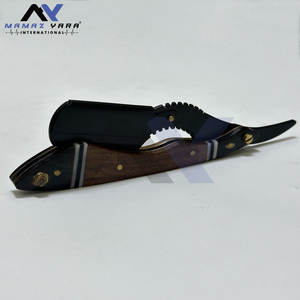 Rasage traditionnel exquis manche en bois élégant fabriqué à la main confort rasage de près netteté exceptionnelle durabilité toilettage - Product Image 1