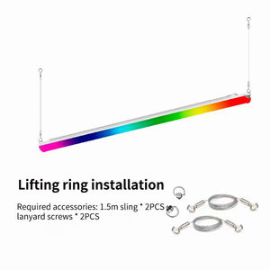 Tube LED sans fil HT Hondys, lumière DJ, couleur complète, DMX sans fil, IR pour scène, événements, divertissement - Product Image 2