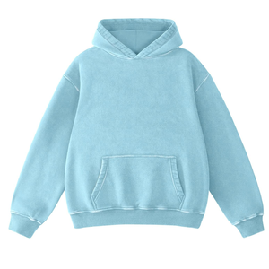 Sudaderas con capucha de invierno de lavado ácido transpirable de secado rápido Impresión personalizada 100% Algodón Fleece Logo Jersey de hombre de alta calidad - Product Image 1