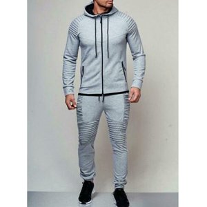 Joggers cargo légers et droits pour hommes, chemises et pantalons, vente en gros de survêtements zippés - Product Image 5