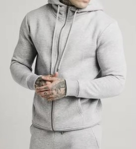 Custom OEM Premium Quality 100% Cotton Winter Tracksuits Unisex Regular Fit Heavyweight Hooded Sweatsuit/Tracksuit Sets - Product Image 3