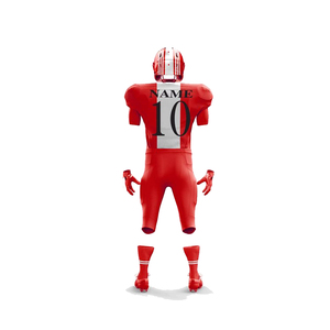 Uniforme Reversible Personalizado de Fútbol Americano, Conjunto de Gran Tamaño para Adultos, Secado Rápido, Transpirable, Impreso, Tarifas Al por Mayor Cortas - Product Image 4