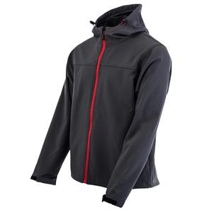 Chaqueta Softshell Ecológica para Invierno, Transpirable, Cálida, con Capucha, Resistente al Agua y al Viento, Cierre de Cremallera, Estampada - Product Image 2