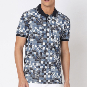 Professional OEM Custom Designs <b>Men's</b> for Polo <b>Shirt</b> Full Printing Custom Made with High Demand Low Price Sublimation Process - Product Image 1