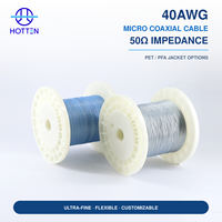 Câble micro coaxial Hotten 50 Ohm AWG40 pour drone