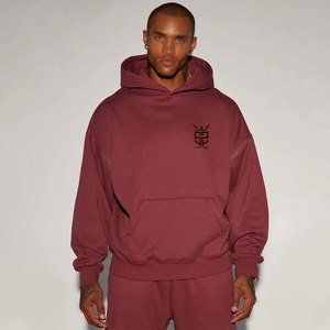 Sudaderas con capucha de último estilo, básicas, con bolsillo frontal, ligeras, transpirables, con logo personalizado para hombre - Product Image 1