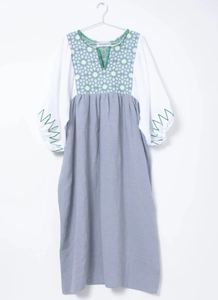 Venta caliente diseño exclusivo traer suerte Ethno Chic personalizado bordado a mano ucraniano Vestido largo de mujer estilo bohemio Maxi vestido - Product Image 2