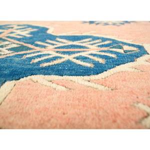 พรมขนสัตว์ถักมือลายเรขาคณิต Nuray สีแดงและสีส้ม รุ่น Pae-1182-สำหรับห้องนอนหรือโถงทางเดิน พรมห้อง 3 มิติ วิสโคส - Product Image 3