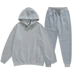 Chándales Hombres Sudaderas con capucha Vintage Pantalones de chándal de gran tamaño Venta al por mayor Chándales Logotipo personalizado - Product Image 4
