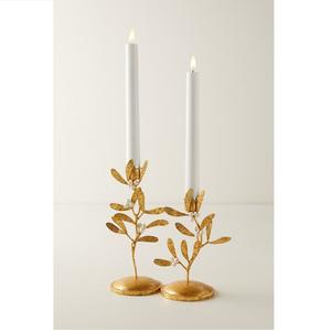 Bougeoir en métal pour éclairage et décoration d'intérieur Bougeoir décoratif élégant à finition antique - Product Image 6