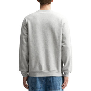 Sweat-shirt en molleton uni brodé personnalisé pour hommes-100% polyester/coton Pull à la mode avec logo personnalisé Offre Spéciale la meilleure qualité - Product Image 4