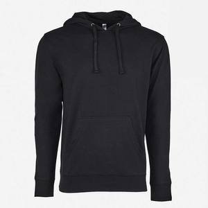 Venta al por mayor Unisex Negro Francés Terry Sudadera con capucha - Product Image 1
