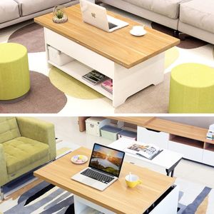 Yüksek kalite, iyi fiyat akıllı katlanır kanepe çay masası ve yemek masası kalın melamin kaplama ile MDF ahşap yapılmış - Product Image 4