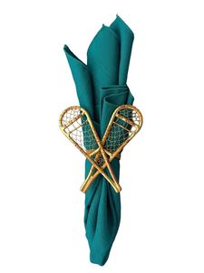 Anneau de serviette en laiton doré avec forme de fruit décorative pour les repas classiques à la maison et les événements formels exquis - Product Image 5