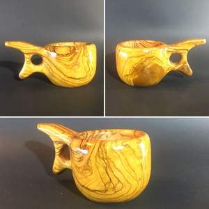 DECORATIVE Natural Wood Tea <b>Cup</b> Wooden for Wine Coffee Water Hot Cold Drinks Drinking Mug, Japanese Style Wood Tea <b>Cup</b> - Product Image 2