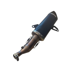 Convertidor Catalítico Original Akrapovic, Tubo de Escape para Yamaha XMAX 300 2021-2022, Juego Completo con Adaptador de 51 mm, Nuevo - Product Image 1