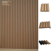 Revestimiento de Paneles de Pared Exteriores Modernos Impermeables de PVC WPC para Uso Doméstico y de Entretenimiento