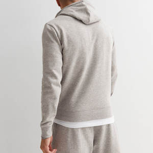 Sudadera extragrande de algodón de 400gsm y 100% pesado para hombre, Sudadera con capucha y logotipo personalizado, conjunto corto, chándal de estilo deportivo para verano - Product Image 4