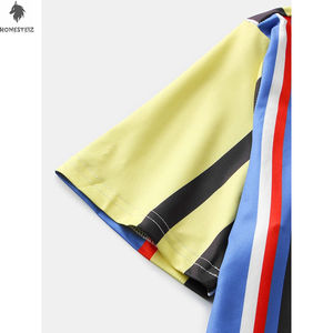 Camiseta personalizada para hombre, 100% algodón, ropa informal estilo Hip Hop de alta calidad, estampado Ringer DTG y método de pantalla de seda, estilo Formal - Product Image 4