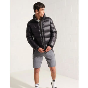 Veste matelassée personnalisée pour homme, imperméable, coupe-vent, chaude, écologique, avec col montant et capuche, pour une utilisation en extérieur - Product Image 2