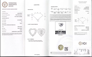 Diamant de laboratoire cultivé, couleur D, VVS, taille cœur, CVD/HPHT, certifié IGI, pierre en vrac pour la fabrication de bijoux - D'VINS JEWELS - Product Image 3