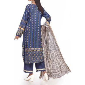 Broderie à la main sur la pelouse vêtements traditionnels indiens pakistanais Salwar Kameez robe musulmane robe d'été personnalisée pour femmes - Product Image 4