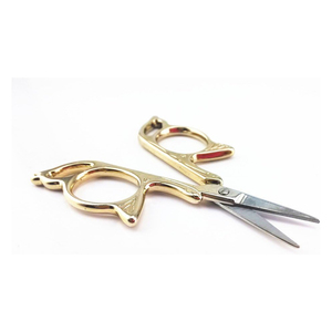 Nuevas tijeras de bordado de colores elegantes superventas, tijeras STORK de 3,5 pulgadas, tijeras de acero inoxidable, mango elegante bordado - Product Image 4
