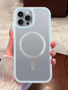 Stile elegante e protezione Anti-Shock per i telefoni custodia magnetica con ricarica rapida e bordi Glitter - Product Image 3