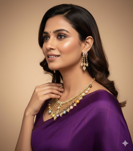 Conjunto de Collar de Perlas Chapado en Oro de Primera Calidad con Perlas, Joyería de Lujo para Mujer - Product Image 4