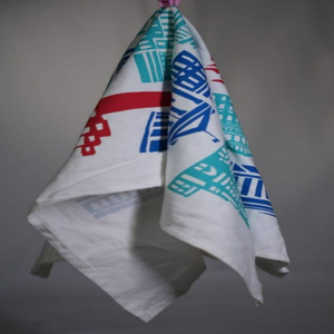 Serviette de cuisine en coton 100% de qualité bon marché, impression personnalisée, écologique, lavage à la main, recyclable, séchage rapide, hypoallergénique - Product Image 3