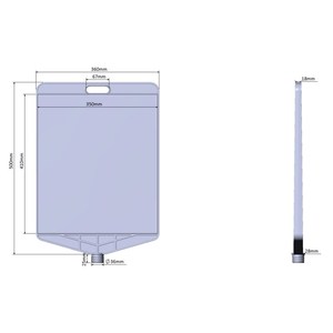 แผ่นป้ายจราจรทรงสี่เหลี่ยม 10 แผ่น ขนาด 35 X 41 ซม. - Product Image 2