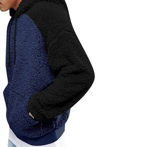 Sudadera con capucha de lana de invierno de talla grande de algodón 100% más vendida para mujer transpirables básicos con logotipo personalizado gran oferta para niñas - Product Image 3