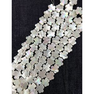Cuentas Sueltas de Concha de Trébol para la Elaboración de Joyería - Product Image 2