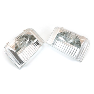 BSP907 2 ชิ้น ไฟเลี้ยวกระจกมองข้าง ฝาครอบเลนส์สีขาว ขวา+ซ้าย 71748253 71748252 สำหรับ MK3 - Product Image 1