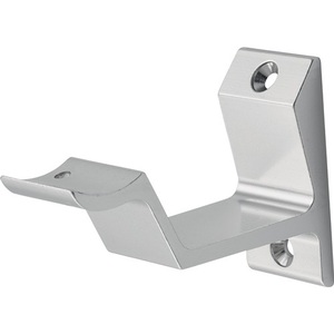 Aluminum <b>Silver</b> Anodized Curved Surface Handrail <b>Bracket</b> for HERMETA <b>Brackets</b> - Product Image 1