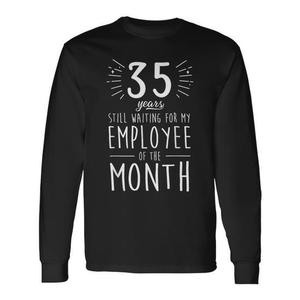 Maglietta a Maniche Lunghe per Anniversario di Lavoro 35 Anni, Commemorazione 35 Anni di Servizio, T-Shirt Promozionale Aziendale - Product Image 1