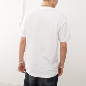 Logo personnalisé T-shirt en coton pour hommes Col rond Doux Uni Confortable Respirant Décontracté Quotidien Activités de gymnastique en plein air T-shirt pour hommes - Product Image 2