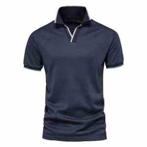 Camiseta de Golf Personalizada de Punto Sólido 100% Algodón de Secado Rápido al por Mayor para Jugadores de Equipo Adultos - Product Image 1
