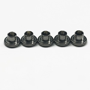 Rivet semi-tubulaire en acier inoxydable à tête plate, décoratif, 2 mm, 3 mm, 4 mm, poli pour le cuir - Product Image 1