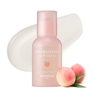 SKINFOOD 1957 Skinfood Peach Cotton Zinc PCA Essence Serum Primer, Prebase Hidratante, 1.69 fl oz - Product Image 1