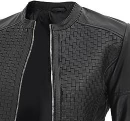 Vente en gros 2025 veste en cuir pour dames veste en cuir véritable pour dames courte longueur en cuir confortable à bas prix Service OEM - Product Image 5