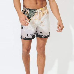 Shorts de bain unisexes personnalisés de haute qualité avec logo imprimé par sublimation, boardshorts, shorts de plage, 100% polyester, séchage rapide, personnalisable - Product Image 4