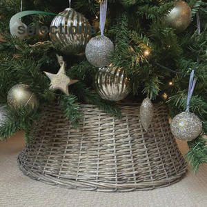 Collar de Árbol de Navidad de Ratán Natural Tejido a Mano, Estilo Tradicional, Decoración Navideña para el Hogar, Venta al por Mayor desde Vietnam - Product Image 6