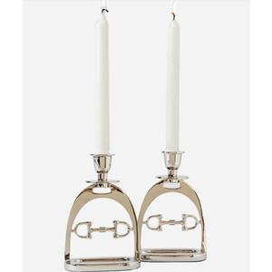 Dernier bougeoir à étrier pour cheval support de table maison décoratif bougeoir équestre artisanat chandelier argent/or - Product Image 5