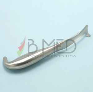 Retractor Bauer con Gancho Derecho, Herramienta Quirúrgica Intraoral de 8 Pulgadas, Retractor con Muesca Sigmoidal de Calidad Alemana para Cirugía Oral - Product Image 1